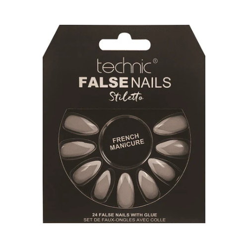 Technic False Nails Stiletto French Manicure Tip