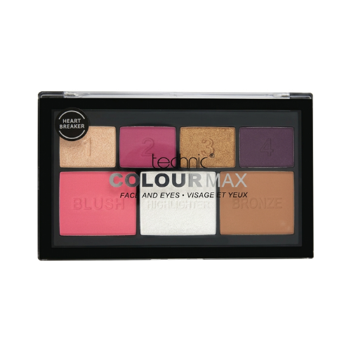 Technic Colour Face And Eye Palette - Heart Breaker