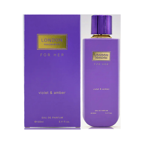 London Fragrances For Her Violet & Amber - Eau de Parfum 100ml
