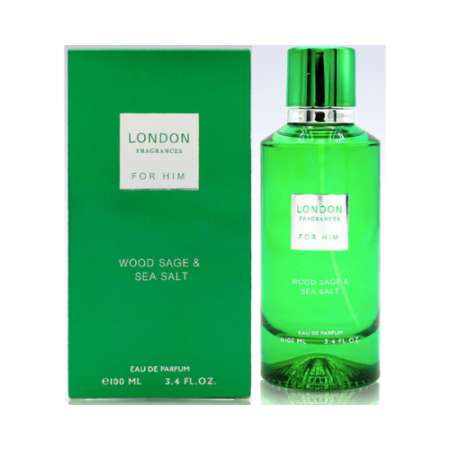London Fragrances For Him Wood Sage & Sea Salt - Eau de Parfum 100ml