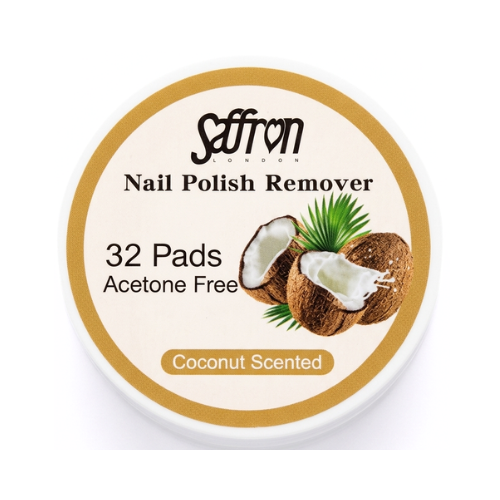 Saffron Nail Polish Remover Pads