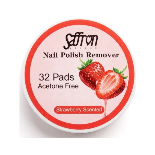 Saffron Nail Polish Remover Pads
